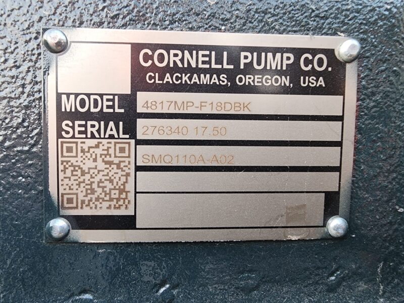 NEW Phil’s 4817MP CAC Cornell Sand PTO Pump w. Bypass & Pig Launcher