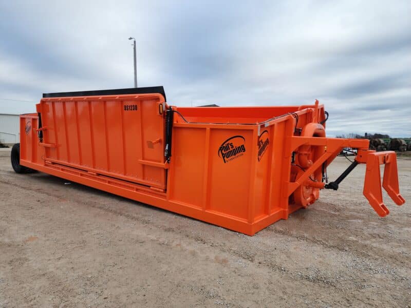 Phil’s Pumping DS1230 16,000 Gallon Manure Transfer Dumpster w. High Volume Pump