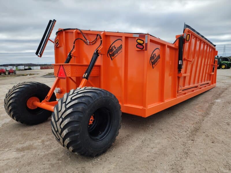 Phil’s Pumping DS1230 16,000 Gallon Manure Transfer Dumpster w. High Volume Pump