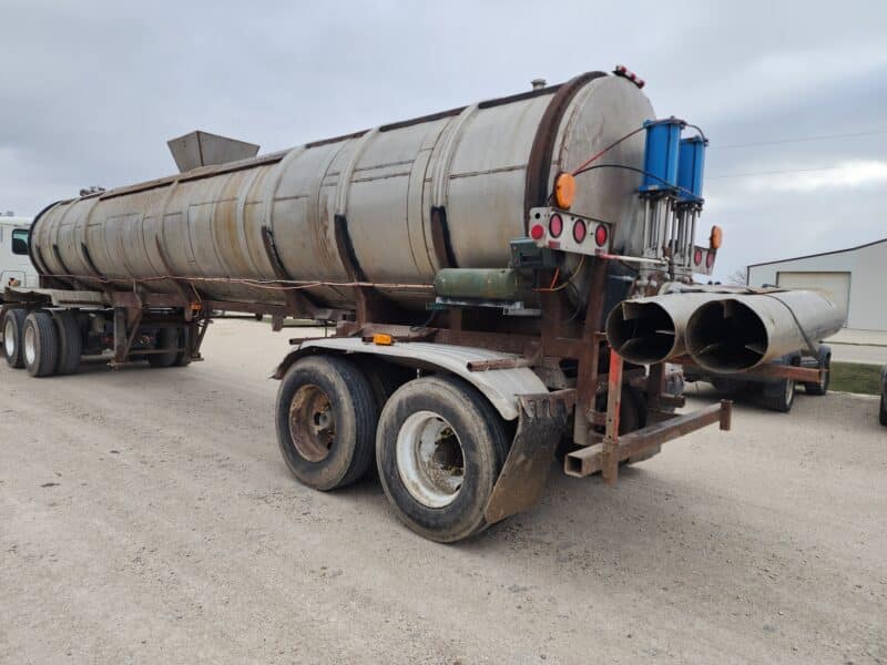 U-4778 Dual 12″ Unload Stainless Steel Semi Tanker