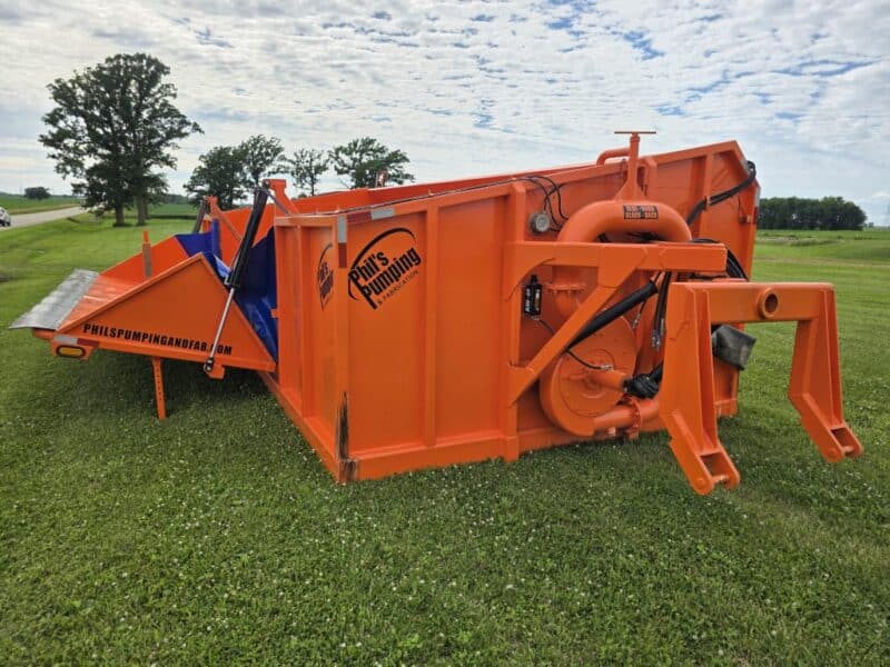 #17 Phil’s Pumping DS1230 16,000 Gallon Manure Transfer Dumpster w. High Volume Pump
