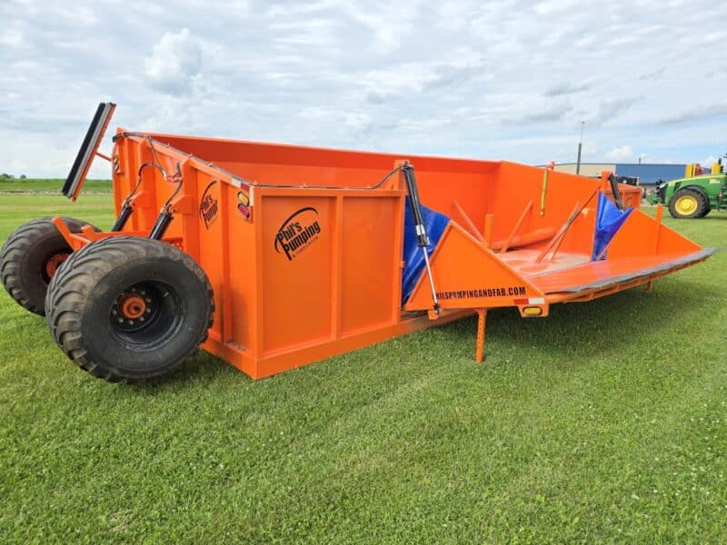 #17 Phil’s Pumping DS1230 16,000 Gallon Manure Transfer Dumpster w. High Volume Pump