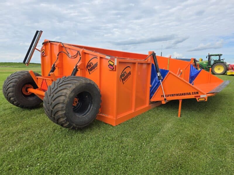 #17 Phil’s Pumping DS1230 16,000 Gallon Manure Transfer Dumpster w. High Volume Pump