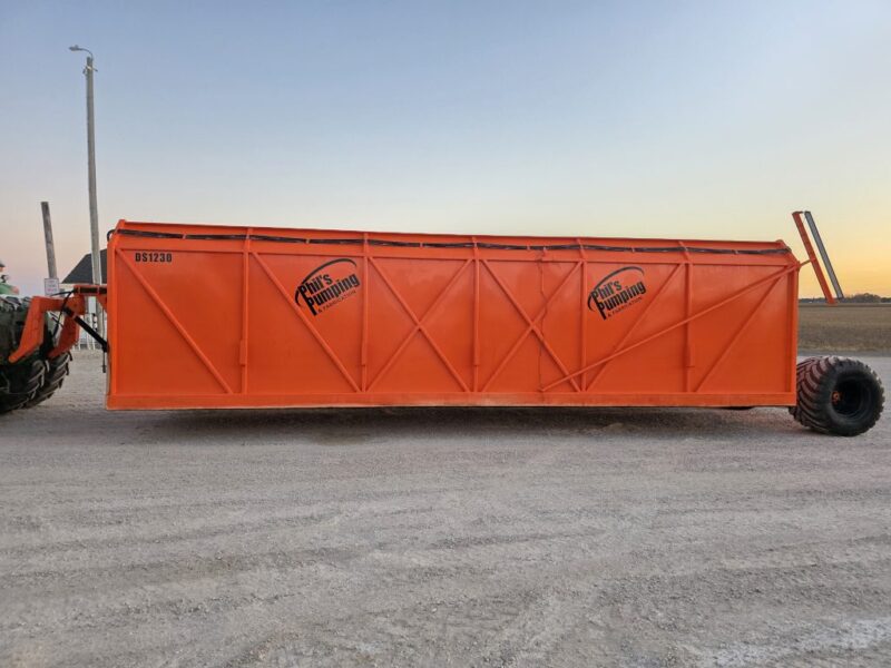 #17 Phil’s Pumping DS1230 16,000 Gallon Manure Transfer Dumpster w. High Volume Pump