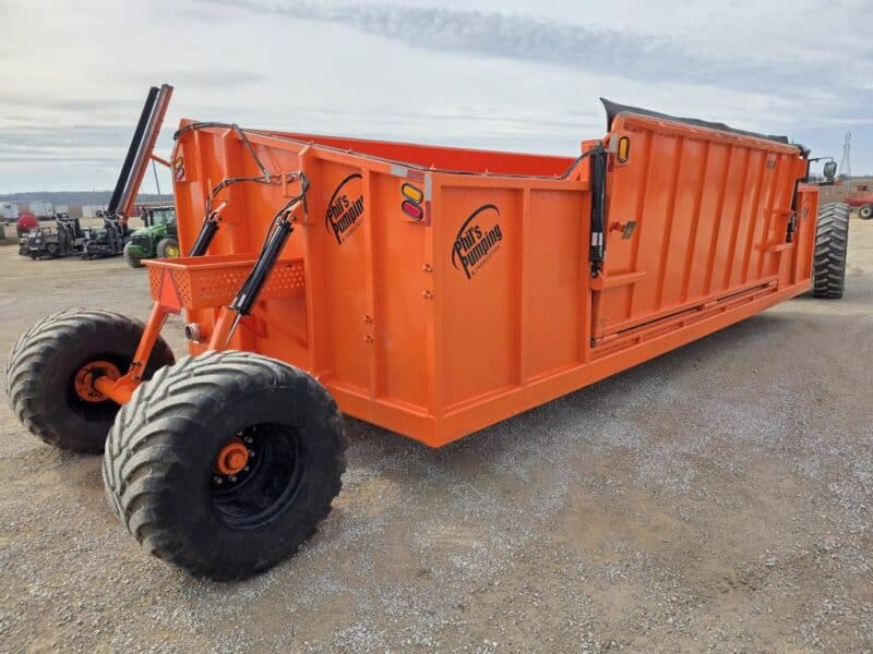 #17 Phil’s Pumping DS1230 16,000 Gallon Manure Transfer Dumpster w. High Volume Pump