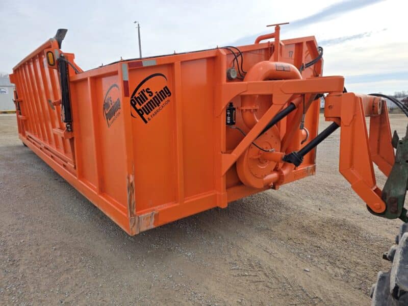 #17 Phil’s Pumping DS1230 16,000 Gallon Manure Transfer Dumpster w. High Volume Pump