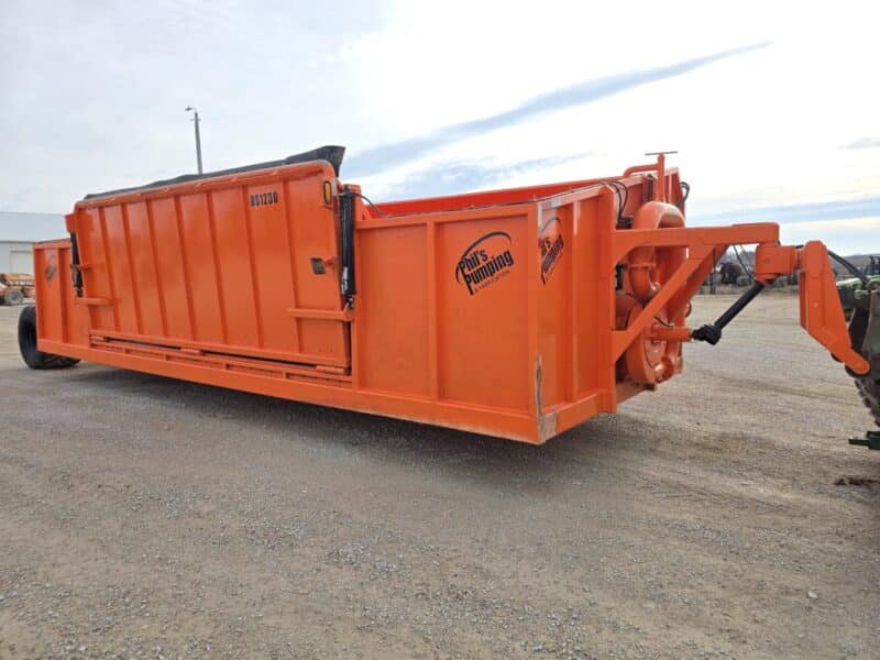 #17 Phil’s Pumping DS1230 16,000 Gallon Manure Transfer Dumpster w. High Volume Pump