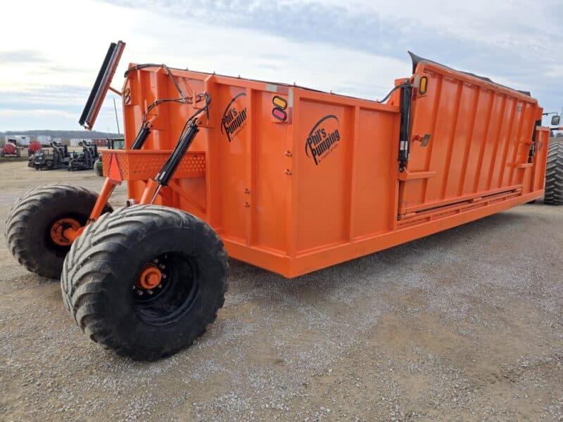 #17 Phil’s Pumping DS1230 16,000 Gallon Manure Transfer Dumpster w. High Volume Pump
