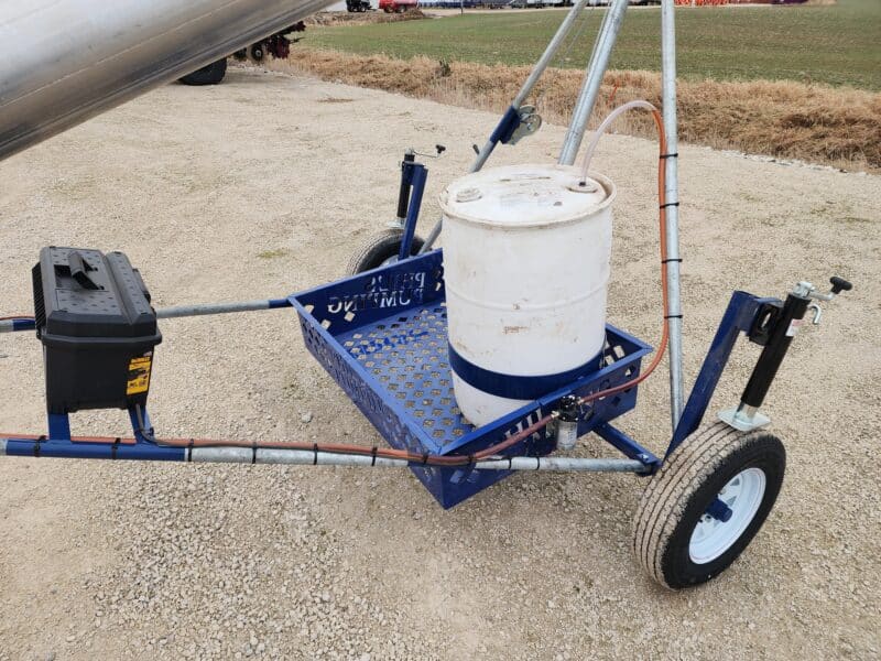 12″ Phil’s Load Stand w.Basket, Foam Injection, Wheel Jacks & Lights.