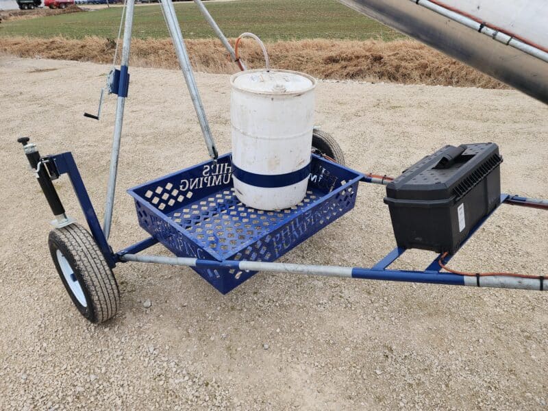 12″ Phil’s Load Stand w.Basket, Foam Injection, Wheel Jacks & Lights.