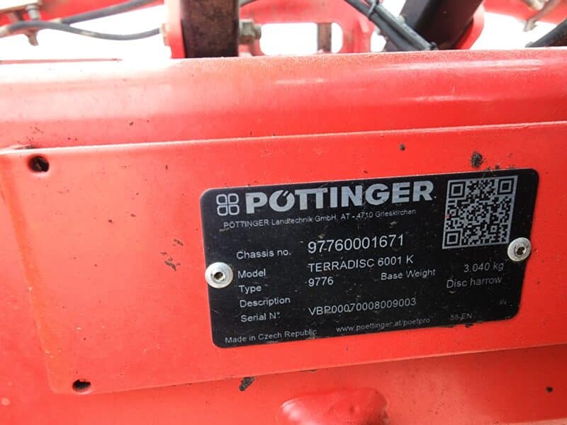 P20922105 Phil’s Pumping 20′ Pottinger Disc Manure Incorporator w. 6″ Swing pipe