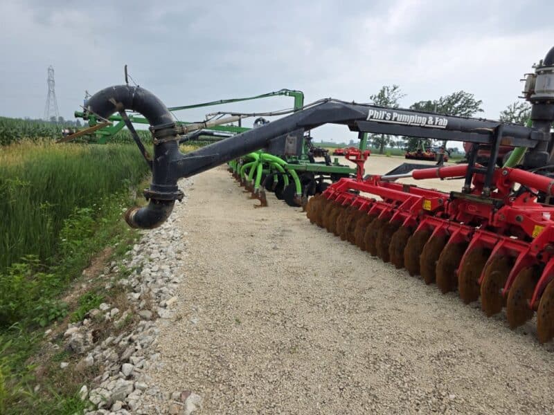 #51 Phil’s Pumping 20′ Pottinger Disc Manure Incorporator w. 6″ Swing pipe