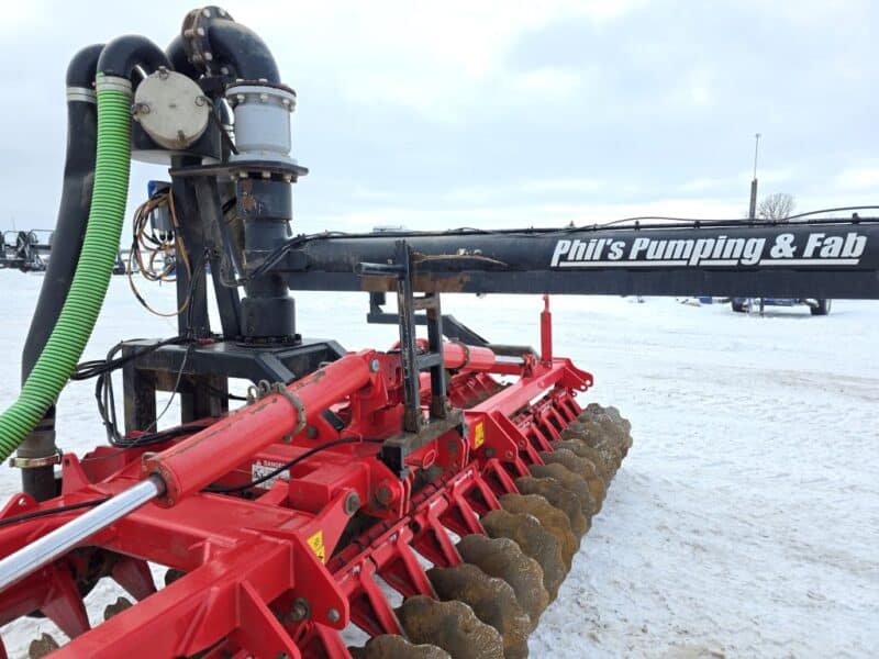 #51 Phil’s Pumping 20′ Pottinger Disc Manure Incorporator w. 6″ Stinger