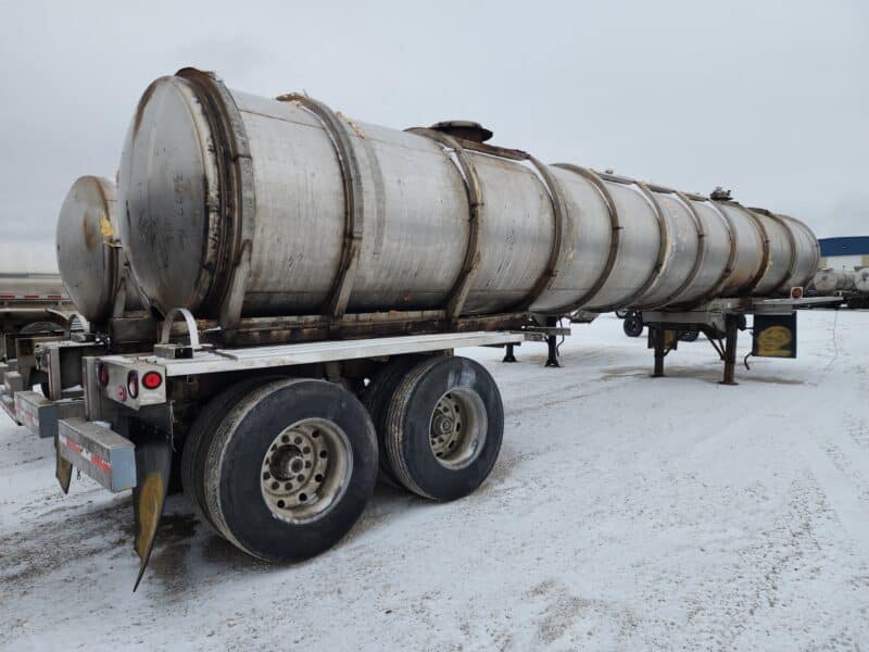 U-4788 1993 Brenner 6700 Gallon Stainless Steel Semi Tanker