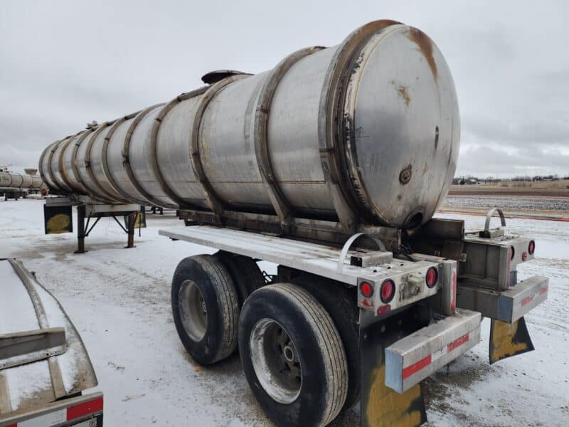 U-4788 1993 Brenner 6700 Gallon Stainless Steel Semi Tanker