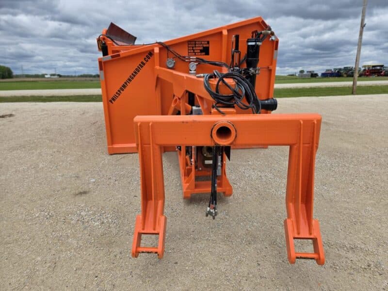 Phil’s Pumping 10,000 Gallon High Pressure Manure Transfer Dumpster & Boost Pump Combo.