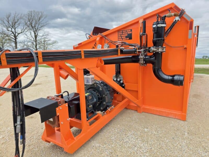 Phil’s Pumping 10,000 Gallon High Pressure Manure Transfer Dumpster & Boost Pump Combo.
