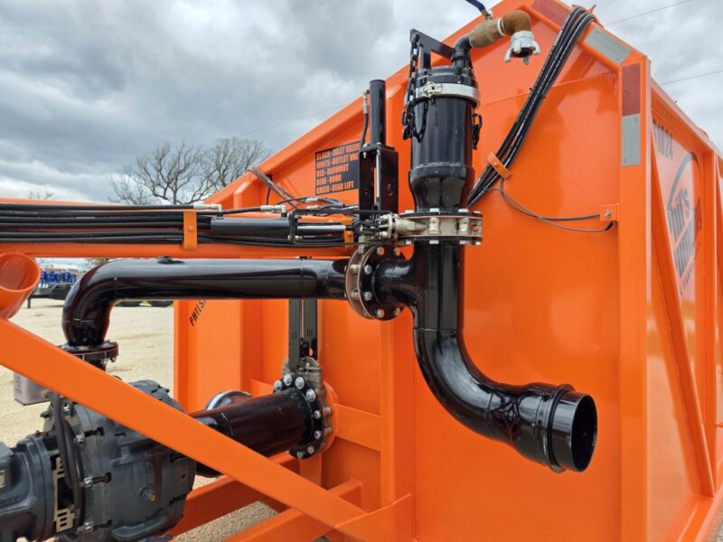 Phil’s Pumping 10,000 Gallon High Pressure Manure Transfer Dumpster & Boost Pump Combo.