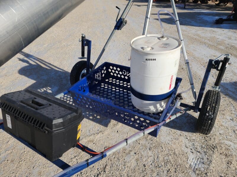 12″ Phil’s Load Stand w.Basket, Foam Injection, Wheel Jacks & Lights.