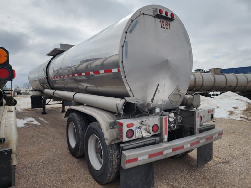 U-4794 1988 Brenner 7000 Gallon Stainless Steel Semi Tanker