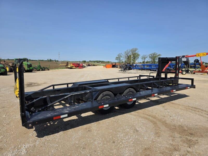 SS EXPRESS Gooseneck Manure Boat Trailer For Wolverine and Crawler Agitation Boats
