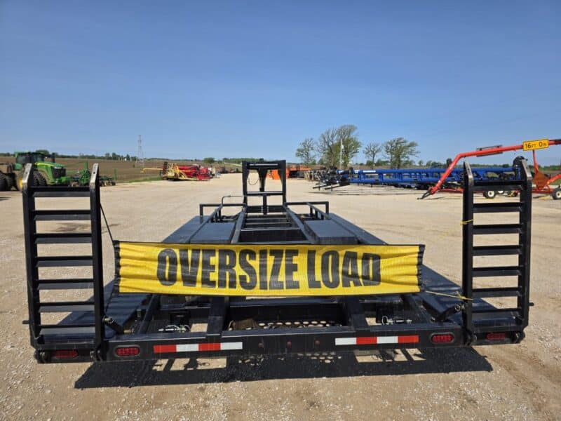 SS EXPRESS Gooseneck Manure Boat Trailer For Wolverine and Crawler Agitation Boats