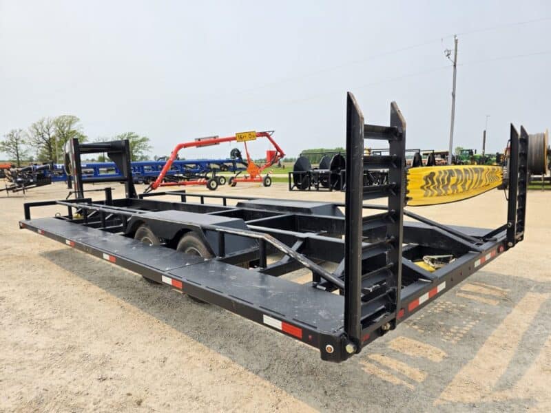 SS EXPRESS Gooseneck Manure Boat Trailer For Wolverine and Crawler Agitation Boats