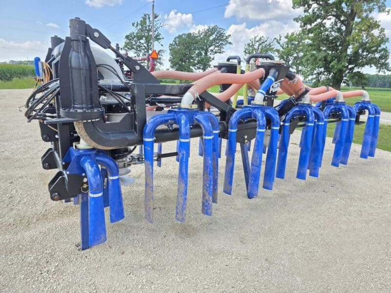 48′ Dribble Bar w. H.D. 8″ Stinger w. Mini Manifolds to 4″ Hoses
