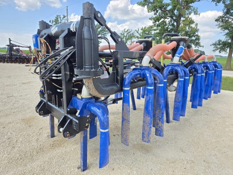 48′ Dribble Bar w. H.D. 8″ Stinger w. Mini Manifolds to 4″ Hoses