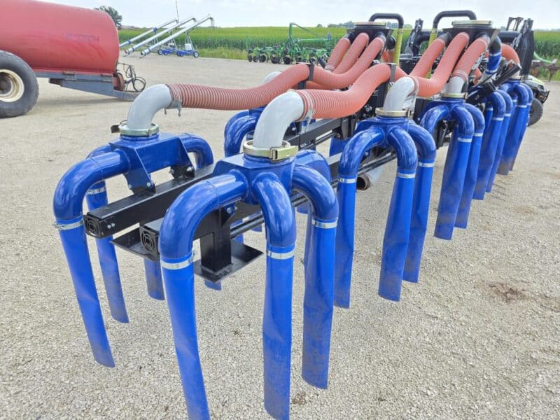 48′ Dribble Bar w. H.D. 8″ Stinger w. Mini Manifolds to 4″ Hoses