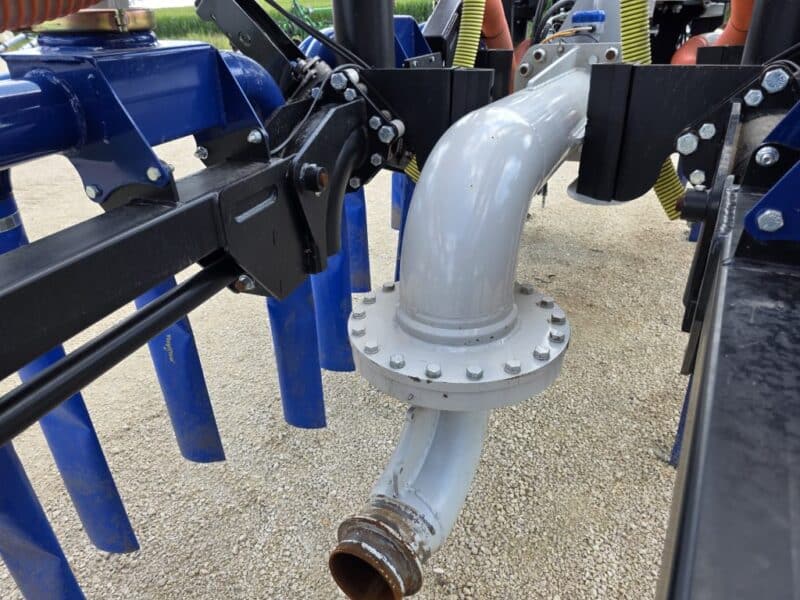 48′ Dribble Bar w. H.D. 8″ Stinger w. Mini Manifolds to 4″ Hoses