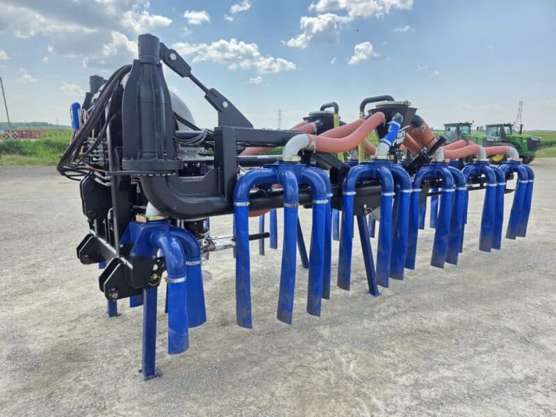 48′ Dribble Bar w. H.D. 6″ Stinger w. Mini Manifolds to 4″ Hoses