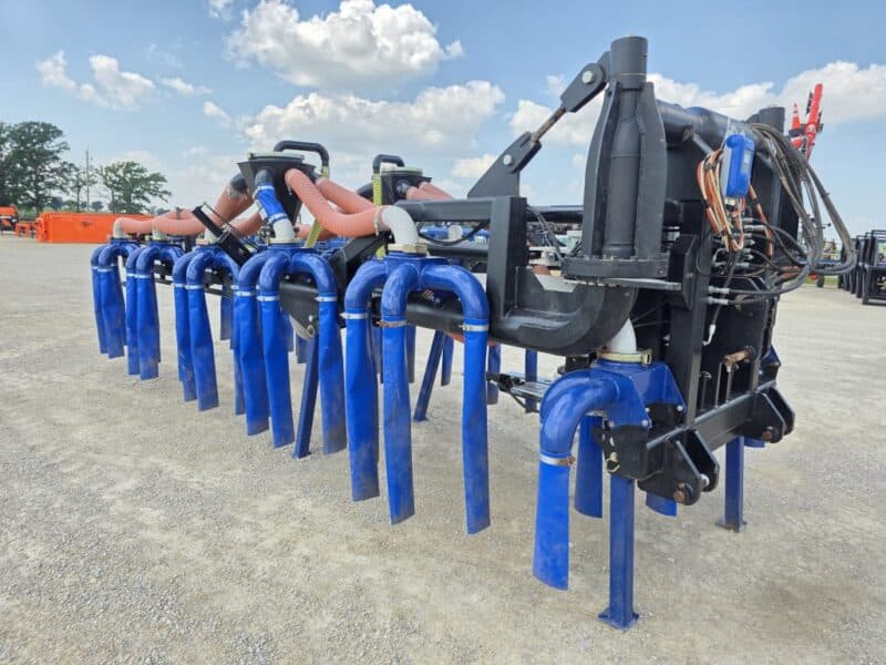 48′ Dribble Bar w. H.D. 6″ Stinger w. Mini Manifolds to 4″ Hoses
