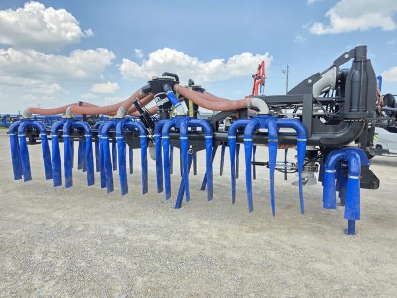 48′ Dribble Bar w. H.D. 6″ Stinger w. Mini Manifolds to 4″ Hoses