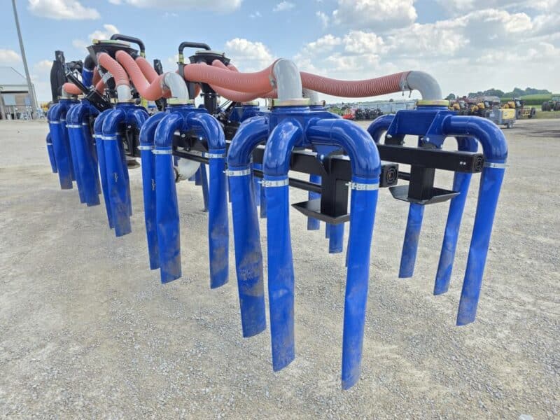 48′ Dribble Bar w. H.D. 6″ Stinger w. Mini Manifolds to 4″ Hoses