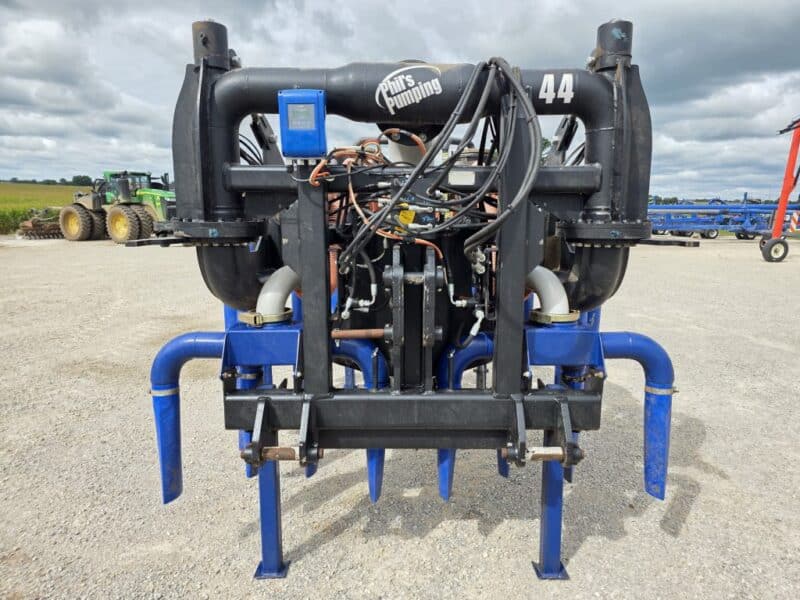 48′ Dribble Bar w. H.D. 6″ Stinger w. Mini Manifolds to 4″ Hoses