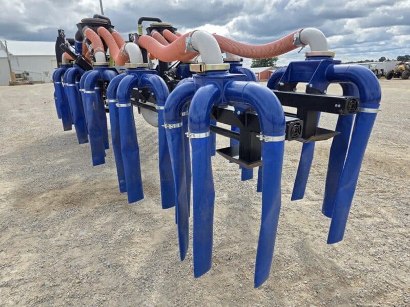 48′ Dribble Bar w. H.D. 6″ Stinger w. Mini Manifolds to 4″ Hoses