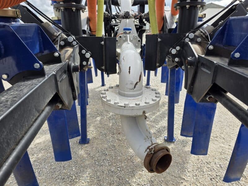 48′ Dribble Bar w. H.D. 6″ Stinger w. Mini Manifolds to 4″ Hoses