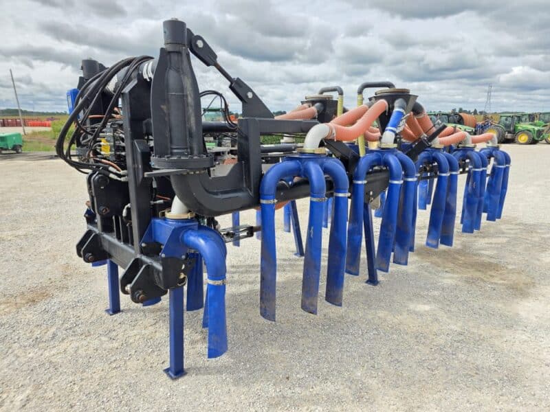 48′ Dribble Bar w. H.D. 6″ Stinger w. Mini Manifolds to 4″ Hoses