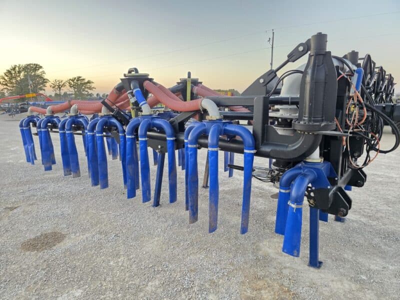 Lightly Used 56′ Dribble Bar w. H.D. 8″ Stinger w. Mini Manifolds to 4″ Hoses