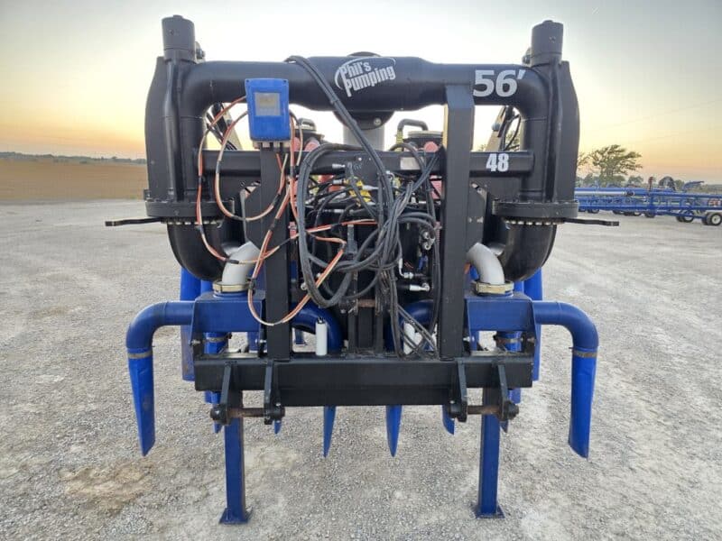 Lightly Used 56′ Dribble Bar w. H.D. 8″ Stinger w. Mini Manifolds to 4″ Hoses