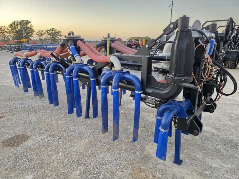 Lightly Used 56′ Dribble Bar w. H.D. 8″ Stinger w. Mini Manifolds to 4″ Hoses