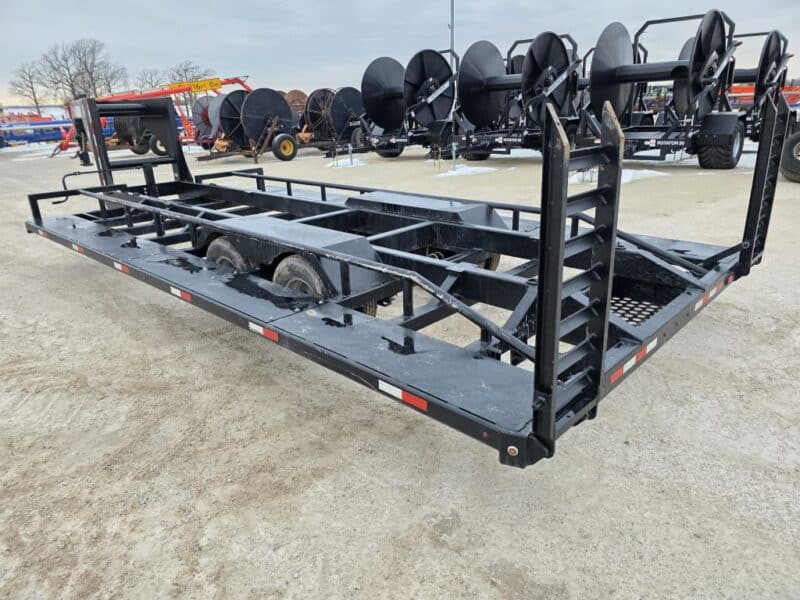 SS EXPRESS Gooseneck Manure Boat Trailer For Wolverine and Crawler Agitation Boats