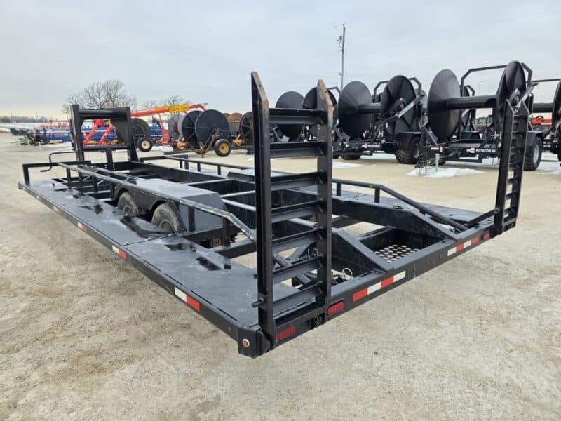SS EXPRESS Gooseneck Manure Boat Trailer For Wolverine and Crawler Agitation Boats
