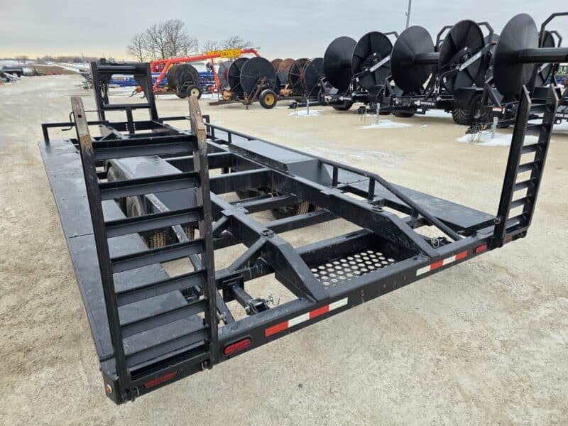 SS EXPRESS Gooseneck Manure Boat Trailer For Wolverine and Crawler Agitation Boats