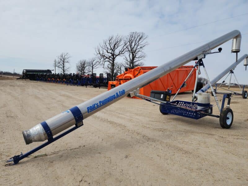 12″ Phil’s Load Stand w.Basket, Foam Injection, Wheel Jacks & Lights.