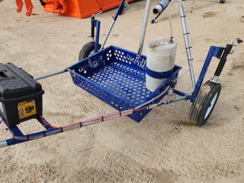 12″ Phil’s Load Stand w.Basket, Foam Injection, Wheel Jacks & Lights.