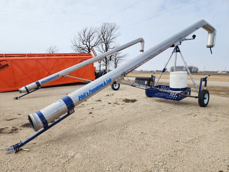 12″ Phil’s Load Stand w.Basket, Foam Injection, Wheel Jacks & Lights.