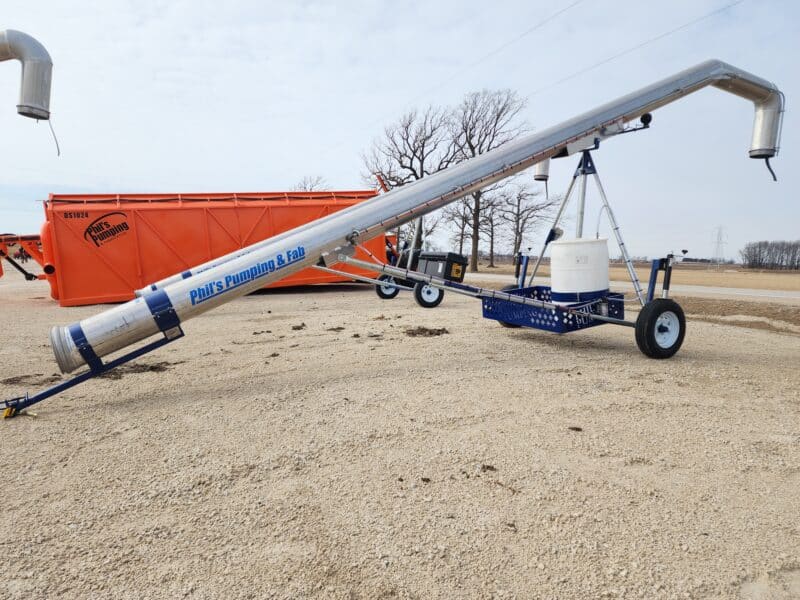 12″ Phil’s Load Stand w.Basket, Foam Injection, Wheel Jacks & Lights.