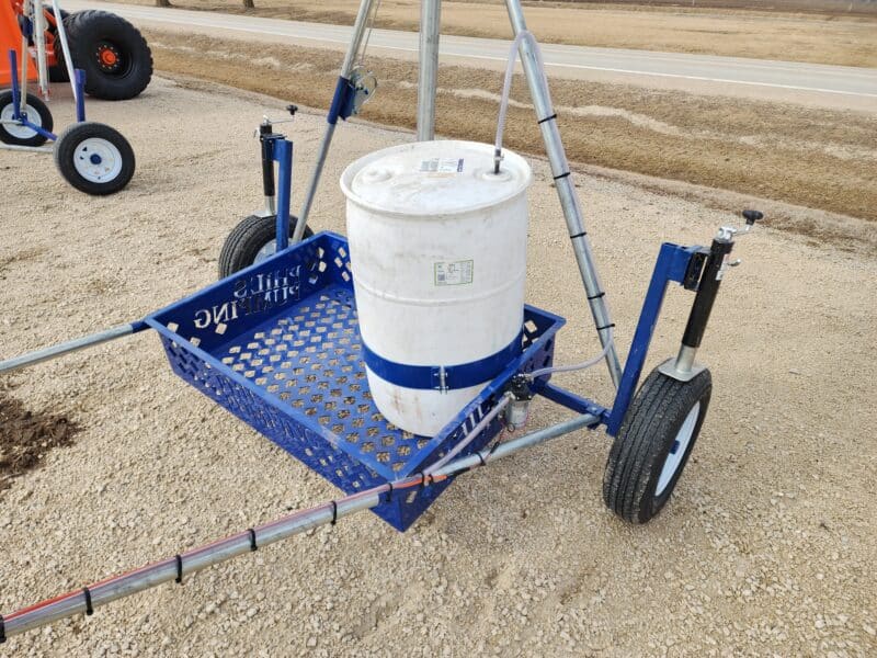 12″ Phil’s Load Stand w.Basket, Foam Injection, Wheel Jacks & Lights.